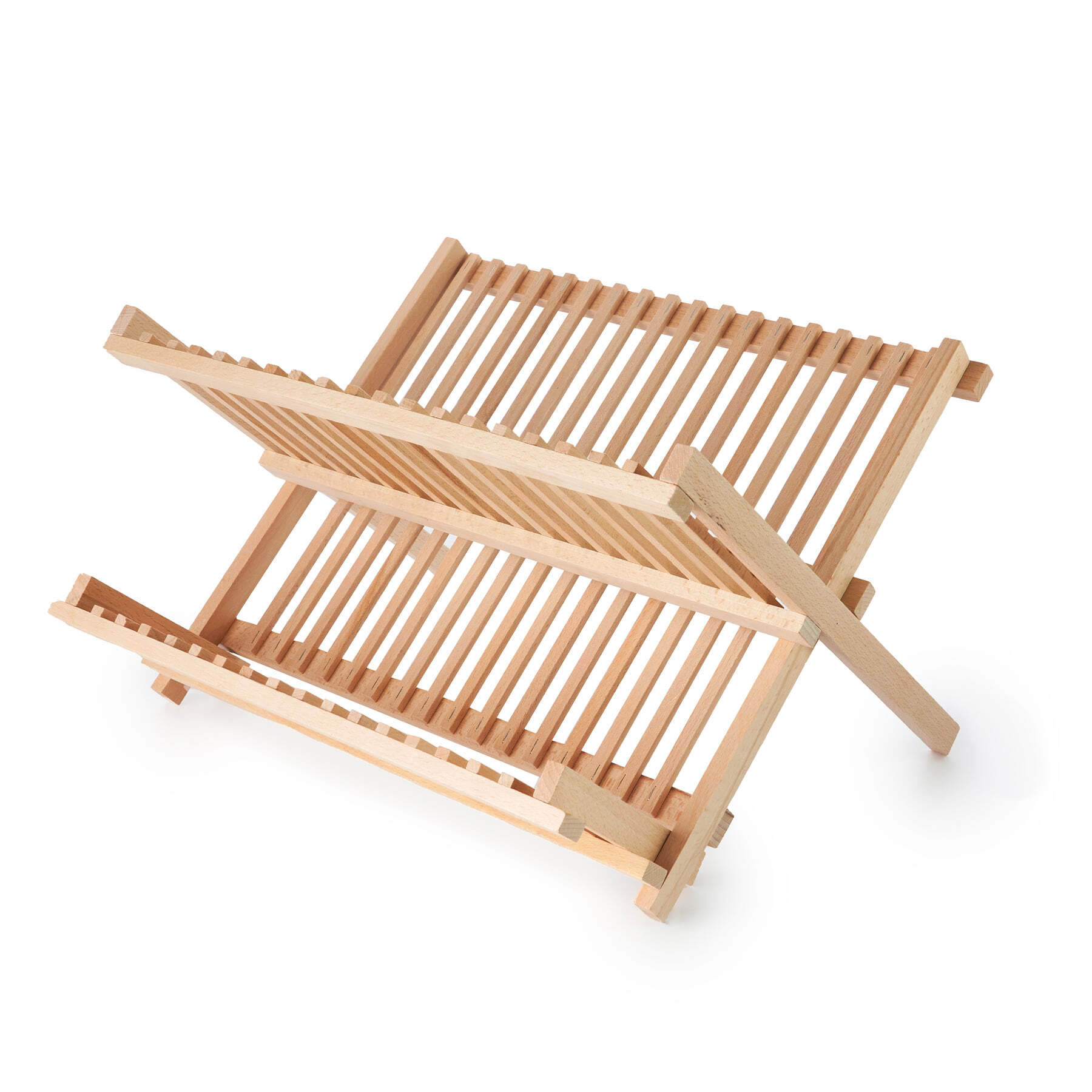 Wooden outlet dish drainer