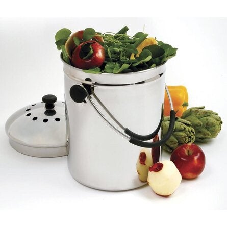 Stainless Steel 1 Gallon Composter - Norpro